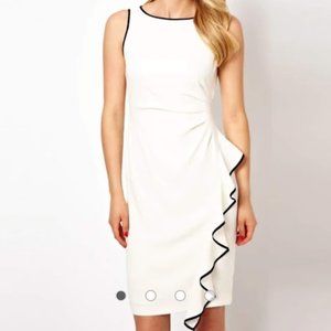 MSK White Wrap Dress